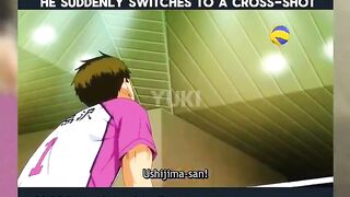 Ushijima surprises them all.... #anime #shorts