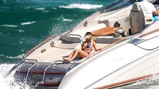 She was NOT expecting this at Haulover! RUN!
