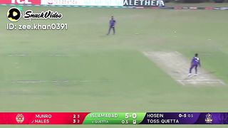 Akeal Hussain takes wicket after 2 sixes by Hales