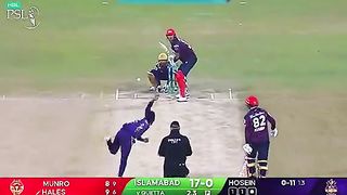 Back to back sixes and out