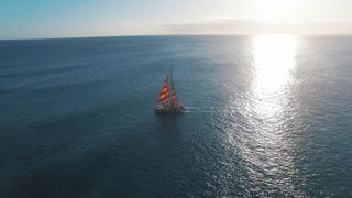 "Seascape Serenity: A Yacht Journey"