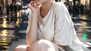 AI Lookbook girl 4k 2024 || AI Lookbook Included AI Music
