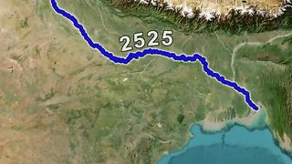Ganga River - गंगा नदी - Longest River of India - Indian Geography #mapinshort #river