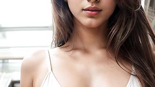 Cute Skirt Lift [4K] | AI Art Lookbook