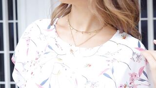 Short Sleeve Chiffon Blouse
