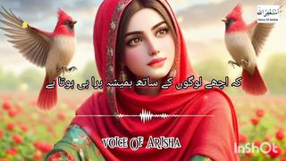 Pata Nahin Log Aisa Kyon Sochte Hain...||  status || Allah || voice of Arisha