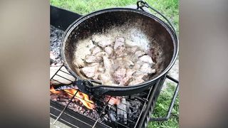 Готовим дома на костре сентябрь