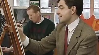 Drawing Bean __ Mr Bean y_ Mr Bean sharing his