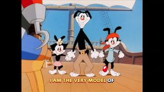 Animaniacs SING-ALONG ????   I Am the Very Model of a Cartoon Individual   WB Kids