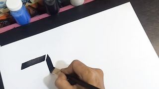 Azam Name Calligraphy