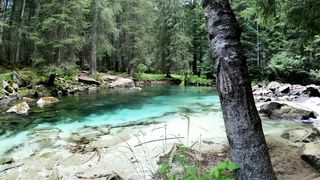 river running along the water