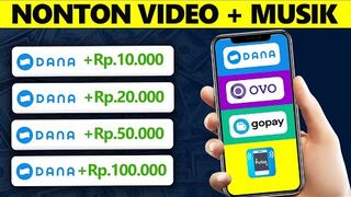 MAKE MONEY ONLINE : Nonton VIdeo & Dengerin Musik DIbayar Saldo DANA - Aplikasi Penghasil Uang 2024, Game Penghasil Uang.