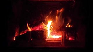 romantic soothing fireplace