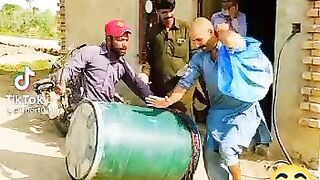 Desi dhol dance funny
