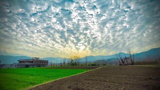Beauty of village in December