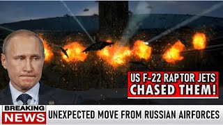 2 Russian spy aircrafts tried to enter the Alaska! F-22 Raptors intercepted them!