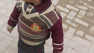Baby running