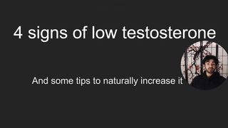 4 Signs of LOW Testosterone