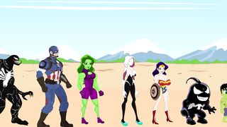What If Spider-Man, Hulk, Venom, ALL Changed Color   Roblox Superheroes