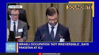 Pakistan terms Israeli Occupation As Apartheid At ICJ | Palestine