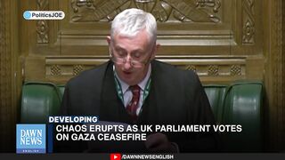 Chaos Erupts As UK Parliament Votes On Gaza Ceasefire