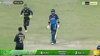 Last over thrilling Peshawar vs Multan sultan