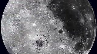 What a full rotation of the moon looks like