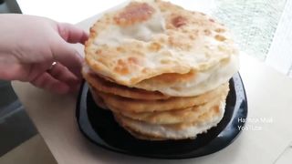 Возьмите МУКУ И ВОДУ! Лепёшки без дрожжей за 10 минут на сковороде