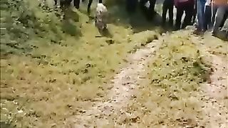 They executed the leopard ???? out of the village