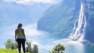 This village in Norway called Geiranger.