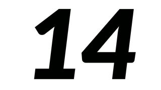 The number of fourteen