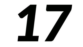 The number of seventeen