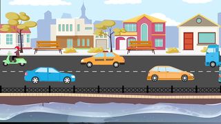 Bus City Street Driving