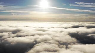 fly above the clouds