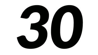 The number of thirty