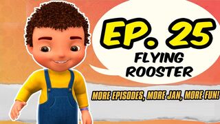Jan Cartoon in Urdu __ Flying Rooster __ Official Cartoon Remastered __ S01 E25