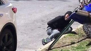 Bro was just after his bike