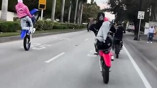 Practicing a front flip