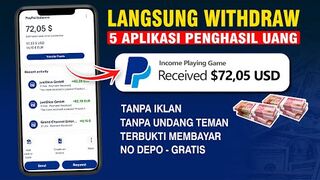 MAKE MONEY ONLINE : LANGSUNG DIBAYAR! Aplikasi Penghasil Uang Saldo Dana & Paypal TANPA IKLAN - TANPA UNDANG TEMAN.