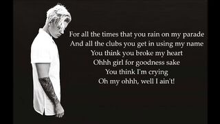 Justin Bieber - Love Yourself (Lyrics)