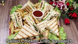 Grilled Chicken Club sandwich