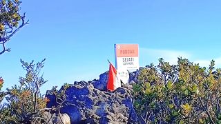 Moments during the day on Mount Sumbing