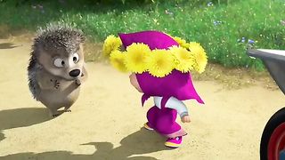(Marsha and the Bear) Uncle bear dosen't like flowers
