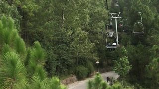 Wheel chair of murree.  What is down there.