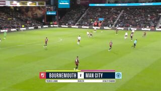 Summary of the match between Bournemouth and Manchester City (0-1)  Round 26 - English Premier League