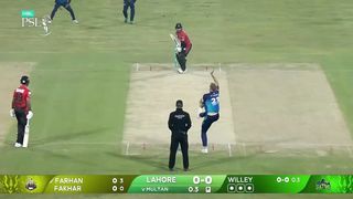 1st Innings Powerplay - Match 7 Multan Sultans vs Lahore Qalandars.#HBLPSL9 | #KhulKeKhel