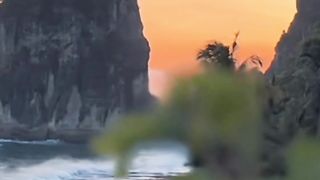 View di sore hari di pacitan
