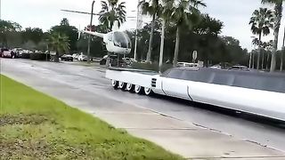 You can literally land a helicopter on the world's longest car! ????????