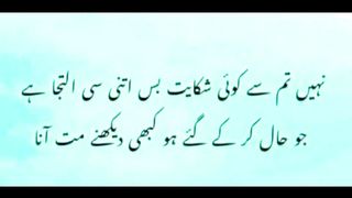 نہیں تم سے کوئی