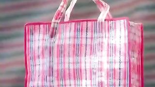 Advertising of a bag familiar to many in China